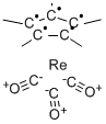 三羰基五甲基环戊二烯基铼结构式_12130-88-0结构式