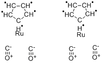 Dicarbonylcyclopentadienylruthenium(II) dimer Structure,12132-87-5Structure