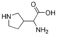2-氨基-2-(吡咯烷-3-基)乙酸结构式_1214812-00-6结构式