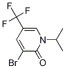 3-溴-1-异丙基-5-(三氟甲基)吡啶-2(1H)-酮结构式_1215205-40-5结构式