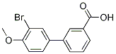3’-Bromo-4’-methoxybiphenyl-3-carboxylic acid Structure,1215206-32-8Structure