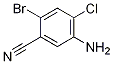5-氨基-2-溴-4-氯苯甲腈结构式_1215206-56-6结构式