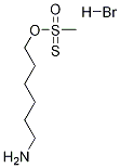 6-氨基甲烷硫代磺酸己酯氢溴酸结构式_1216618-83-5结构式