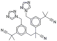 阿那曲唑二聚体结构式_1216898-82-6结构式