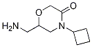 6-氨基甲基-4-环丁基-吗啉-3-酮结构式_1217274-16-2结构式