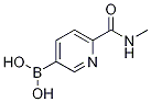 B-[6-[(methylamino)carbonyl]-3-pyridinyl]boronic acid Structure,1217340-94-7Structure