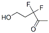 (9ci)-3,3-二氟-5-羟基-2-戊酮结构式_121749-56-2结构式