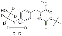 N-Boc-4-[双(2-羟基乙基-d4)氨基]-L-苯基丙氨酸甲酯结构式_1217602-23-7结构式