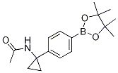 4-(1-乙酰氨基环丙基)苯硼酸频那醇酯结构式_1218789-39-9结构式
