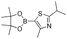 2-异丙基-4-甲基噻唑-5-硼酸频那醇酯结构式_1218789-55-9结构式