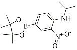 4-异丙基氨基-3-硝基苯硼酸频那醇酯结构式_1218791-21-9结构式
