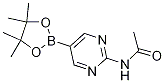 2-乙酰氨基嘧啶-5-硼酸频那醇酯结构式_1218791-37-7结构式