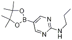 2-丙基氨基嘧啶-5-硼酸频那醇酯结构式_1218791-47-9结构式