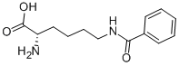 N-ε-苯甲酰基-L-赖氨酸结构式_1219-46-1结构式