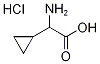 2-氨基-2-环丙基乙酸盐酸盐结构式_1219429-81-8结构式