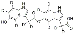 5-Hydroxyindole-4,6,7-d3-3-acetic-2,2-d2 acid Structure,1219802-93-3Structure