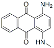 1-氨基-4-(甲基氨基)-9,10-蒽二酮结构式_1220-94-6结构式