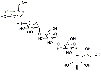 alpha-D-葡糖基阿卡波糖D-果糖结构式_1220983-28-7结构式