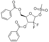 2-Deoxy-2,2-difluoro-3,5-dibenzoyl-D-ribofuranose-1-methanesulfonate Structure,12211-11-9Structure