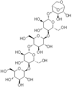1,6-脱水-β-D-纤维五糖结构式_122274-98-0结构式