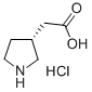 (R)-3-pyrrolidineacetic acid hcl Structure,122442-01-7Structure
