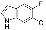 6-Chloro-5-fluoroindole Structure,122509-72-2Structure