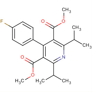 2,6-二异丙基-4-(4-氟苯基)-吡啶-3,5-二羧酸二甲酯结构式_122549-42-2结构式