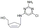 (1S,4r)-rel-4-[(2,5-diamino-6-chloro-4-pyrimidinyl)amino]-2-cyclopentene-1-methanol Structure,122624-73-1Structure