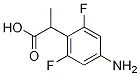 2-(4-氨基-2,6-二氟苯基)丙酸结构式_1226776-88-0结构式