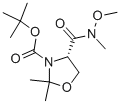 (S)-3-boc-4-(methoxymethylcarbamoyl)-2,2-dimethyloxazolidine Structure,122709-21-1Structure