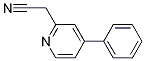 2-(4-苯基吡啶-2-基)乙腈结构式_1227606-66-7结构式
