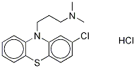 Chlorpromazine-d6 Hydrochloride Structure,1228182-46-4Structure
