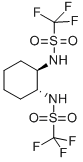 (1R)-反式-n,n′-1,2-环己烷二基双(1,1,1-三氟甲烷磺酰胺)结构式_122833-60-7结构式