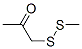 (9ci)-1-(甲基二硫代)-2-丙酮结构式_122861-78-3结构式