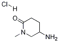 5-氨基-1-甲基哌啶-2-酮盐酸盐结构式_1228838-10-5结构式