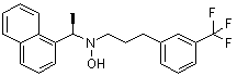 (R)-N-(1-(萘-1-基)乙基)-N-(3-(3-(三氟甲基)苯基)丙基)羟胺结构式_1229224-94-5结构式