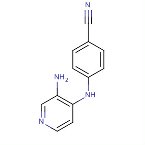 4-[(3-Amino-4-pyridinyl)amino]benzonitrile Structure,122957-34-0Structure