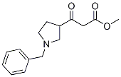 3-(1-苄基-吡咯烷-3-基)-3-氧代-丙酸甲酯结构式_1229623-52-2结构式
