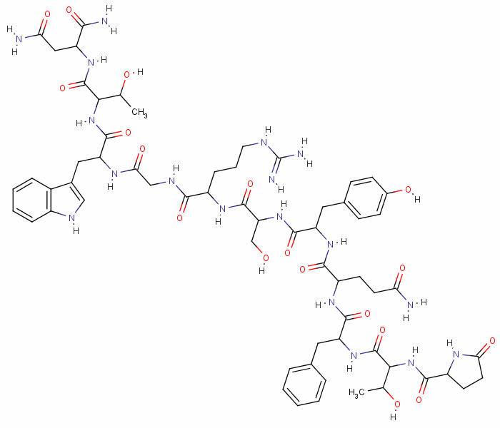 黑化诱导神经肽结构式_122984-73-0结构式