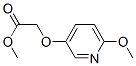 (9ci)-[(6-甲氧基-3-吡啶)氧基]-乙酸甲酯结构式_123022-16-2结构式