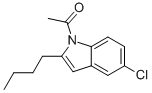 1-乙酰基-2-丁基-5-氯吲哚结构式_123028-39-7结构式