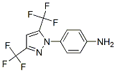 4-(3,5-Bis(trifluoromethyl)-1H-pyrazol-1-yl)-phenylamine Structure,123066-64-8Structure