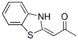 (e)-(9ci)-1-(2(3h)-苯并噻唑)-2-丙酮结构式_123150-31-2结构式