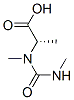 (9ci)-n-甲基-n-[(甲基氨基)羰基]-L-丙氨酸结构式_123197-54-6结构式