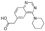4-(1-哌啶基)-6-喹唑啉乙酸结构式_1233025-87-0结构式