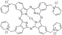 阿尔新蓝吡啶变体结构式_123439-83-8结构式