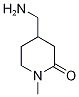 4-(氨基甲基)-1-甲基-哌啶-2-酮结构式_1234616-57-9结构式