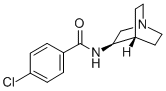 N-(3r)-1-氮杂双环[2.2.2]-3-辛基-4-氯苯甲酰胺盐酸盐结构式_123464-89-1结构式