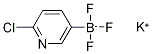 (6-氯吡啶-3-基)三氟硼酸钾结构式_1235099-38-3结构式