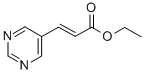 3-(5-嘧啶)-2-丙酸乙酯结构式_123530-61-0结构式